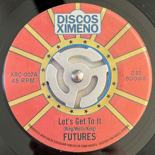 Image of Front Cover of 3914380C: 7" - FUTURES / SELVAGEM, Let's Get To It / Amor (Ximeno Records; XRC-007, Mexico 2023, Unofficial)   /EX