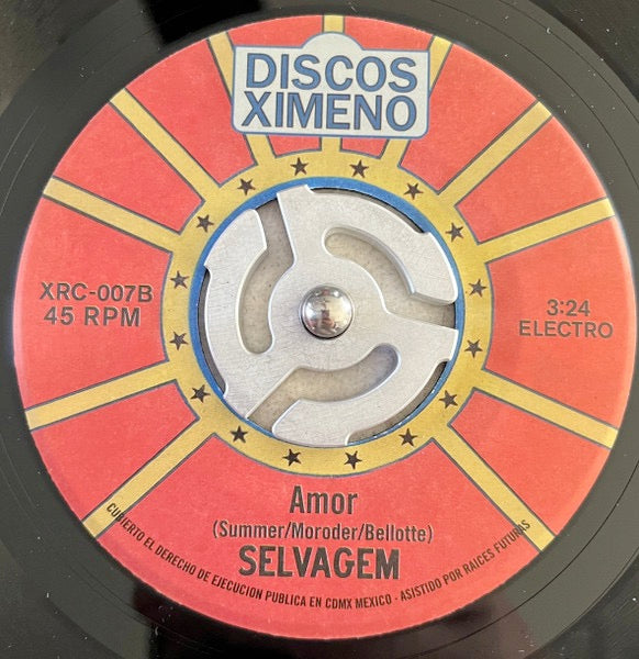 Image of Back Cover of 3914380C: 7" - FUTURES / SELVAGEM, Let's Get To It / Amor (Ximeno Records; XRC-007, Mexico 2023, Unofficial)   /EX