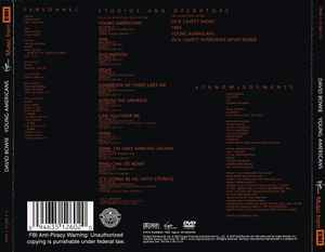 Image of Back Cover of 3934108E: 2xCD - DAVID BOWIE, Young Americans (Virgin; 0946 3 51260 2 0, US 2007, Card Slipcase with Jewel Case inside, CD & DVD Special Edition) very minor wear to edge of slipcase due to storage  VG+/EX