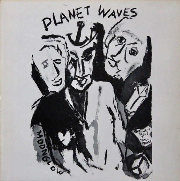 Image of Front Cover of 3944232S: LP - BOB DYLAN, Planet Waves (Island Records; ILPS 9261, UK 1974, NO Wraparound)   VG/VG+