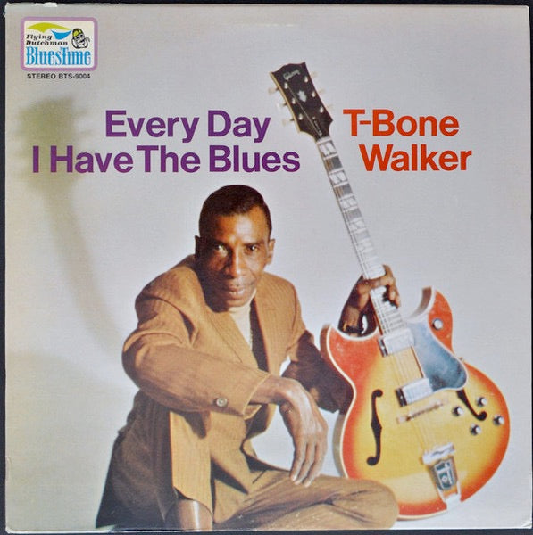 Image of Front Cover of 3914573C: LP - T-BONE WALKER, Every Day I Have The Blues (Bluestime; BTS-9004, US 1969, Stereo) Sleeve has some light wear at corners and edges. Discolouration along opening on both sides  VG+/VG