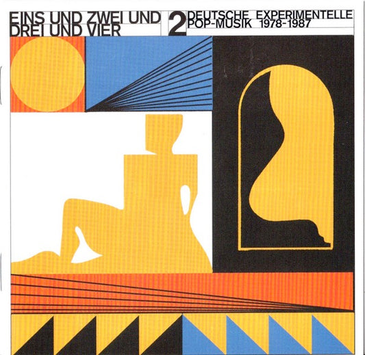 Image of Front Cover of 3934118E: CD - VARIOUS, Eins Und Zwei Und Drei Und Vier 2 - Deutsche Experimentelle Pop - Musik 1978-87 (Bureau B; BB412, Germany 2022, Jewel Case)   EX/EX