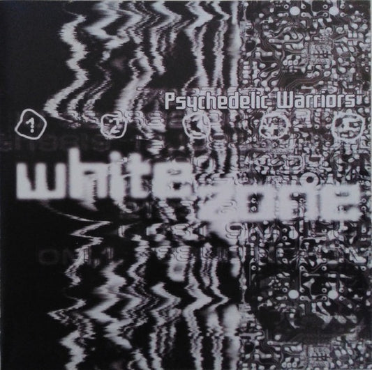 Image of Front Cover of 3934143E: CD - PSYCHEDELIC WARRIORS, White Zone (Atomhenge; ATOMCD 1023, UK 1995 Reissue, Jewel Case, Booklet)   EX/EX