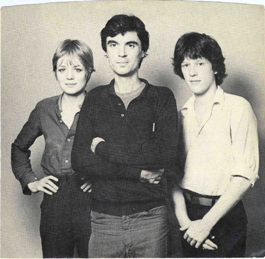 Image of Front Cover of 3924219E: 7" - TALKING HEADS, Love Goes To Building On Fire / New Feeling (Sire ; SAA737, US 1977, Picture Sleeve, Pitman Pressing) Sticker Damage To Sleeve, Totally Split Seam  G/VG+