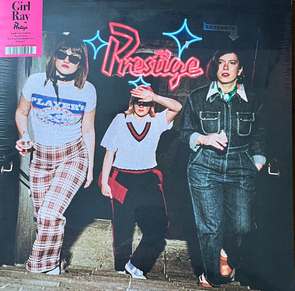 Image of Front Cover of 3944280S: LP - GIRL RAY, Prestige (Moshi Moshi Records; MOSHILP120RX,  2023, Inner, Print, Pink Vinyl, Bonus 7", CD of LP and 7" tracks)   VG+/VG+