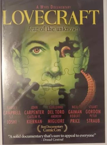 Image of Front Cover of 3914662C: DVD - FRANK H WOODWARD, Lovecraft Fear Of The Unknown (Cinevolve; CS1023, US 2009, Region 1)   VG+/VG