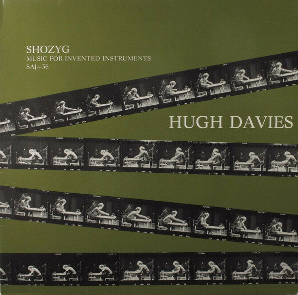 Image of Front Cover of 4044005S: LP - HUGH DAVIES, Shozyg Music For Invented Instruments (FMP; SAJ-36, Germany 1982, Inner) Top of sleeve is peeling, lots of light marks on both sides, visually G+ but plays like a VG+, only light surface noise.  G+/G+