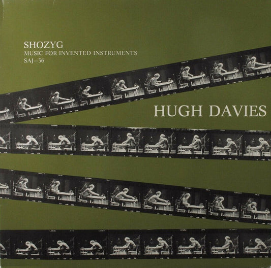 Image of Front Cover of 4044005S: LP - HUGH DAVIES, Shozyg Music For Invented Instruments (FMP; SAJ-36, Germany 1982, Inner) Top of sleeve is peeling, lots of light marks on both sides, visually G+ but plays like a VG+, only light surface noise.  G+/G+