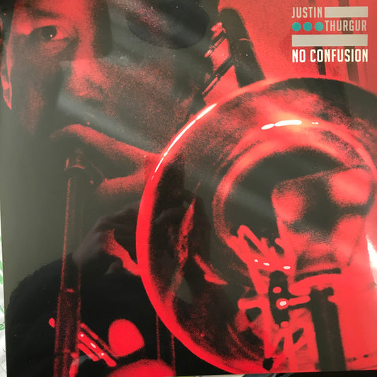 Image of Front Cover of 4024053E: LP - JUSTIN THURGUR, No Confusion (Funkiwala Records; FWLP002, Europe 2016) Opened from sealed, still in shrinkwrap.   VG+/EX