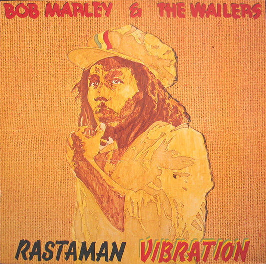 Image of Front Cover of 4044197S: LP - BOB MARLEY & THE WAILERS, Rastaman Vibration (Tuff Gong; 422-846 205-1, Jamaica 1990 Reissue, Textured Sleeve, Remastered) Looks unplayed, pressing imperfections. Sleeve in shrink.  EX/VG+