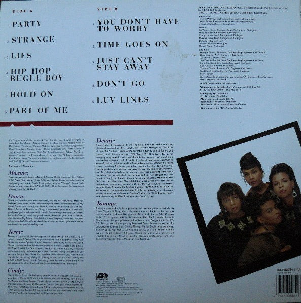 Image of Back Cover of 4014251C: LP - EN VOGUE, Born To Sing (Atlantic; 7567-82084-1, Europe 1990) Nice copy!  VG+/VG+