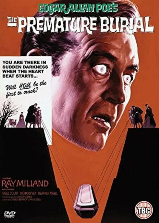 Image of Front Cover of 4034097E: DVD - ROGER CORMAN, The Premature Burial (Final Cut; FCE060, UK )   VG+/VG+