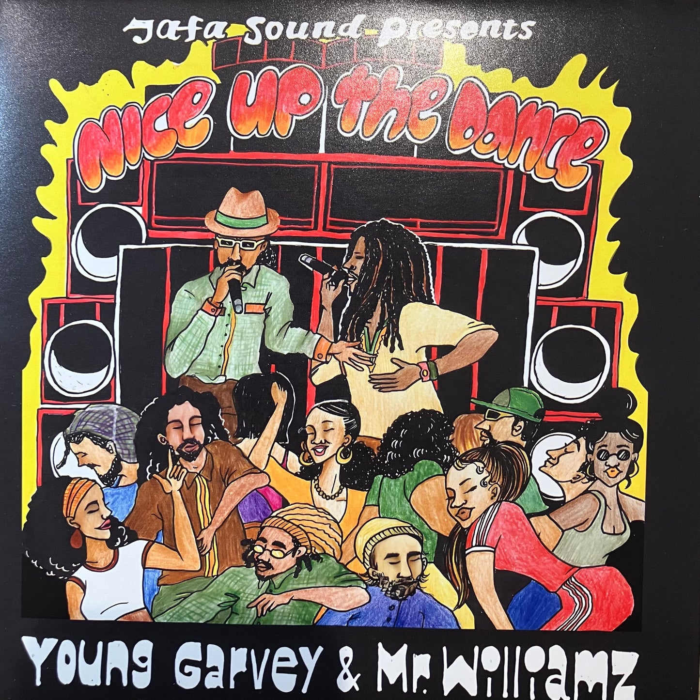 Image of Front Cover of 5054045S: 7" - YOUNG GARVEY & MR WILLIAMS, Nice Up The Dance (Jafa Sound; JMS002, UK 2024, Picture Sleeve)   EX/EX