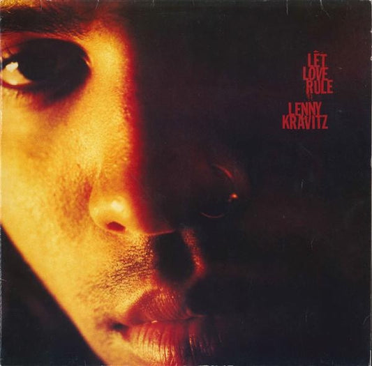 Image of Front Cover of 4014402C: LP - LENNY KRAVITZ, Let Love Rule (Virgin America; 210 257, Europe 1989, Inner)   VG/G