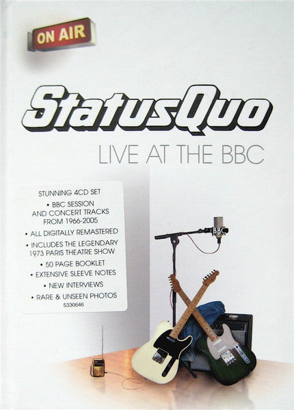 Image of Front Cover of 4054063S: 4xCD - STATUS QUO, Live At The BBC (Mercury; 5330646, Europe 2010, Book Sleeve, Booklet) Strong VG; disc two has light scuffs  VG/VG+