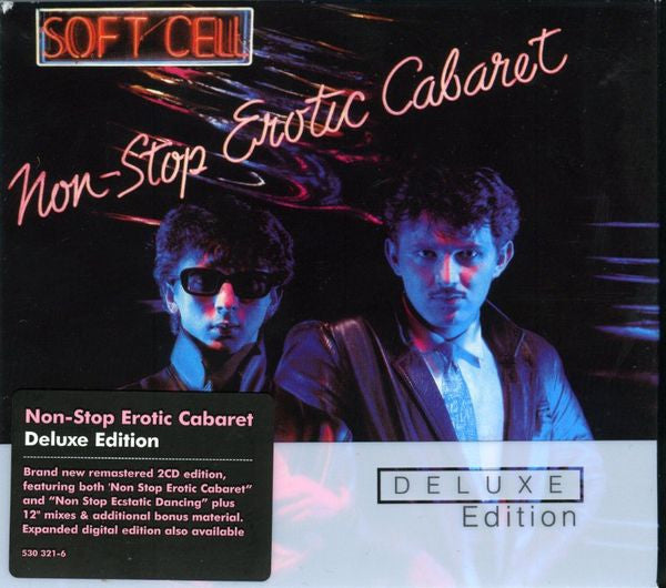 Image of Front Cover of 4054055S: 2xCD - SOFT CELL, Non-Stop Erotic Cabaret (Mercury; 5303216, UK & Europe 2008, Quadruple Gatefold, Booklet, Stickered Outer Plastic Sleeve)   VG/VG+