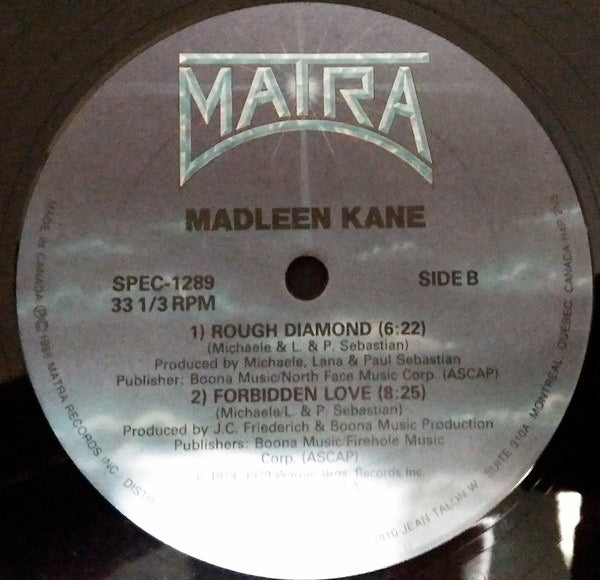 Image of Front Cover of 4014425C: 12" - CANDI STATON / MADLEEN KANE, Young Hearts Run Free / Rough Diamond / Forbidden Love (Unidisc; SPEC-1289, Canada 1970s, Company Sleeve) Sleeve has large stickers and ghosts on it, damaged and worn edges, creases, scuffs, stains. Labels have stickers on them too  G/VG