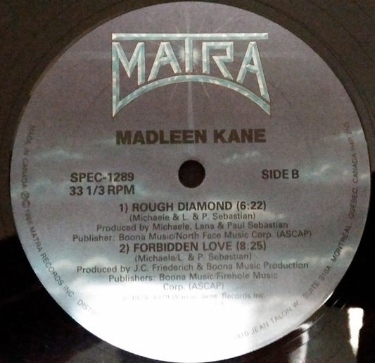 Image of Front Cover of 4014425C: 12" - CANDI STATON / MADLEEN KANE, Young Hearts Run Free / Rough Diamond / Forbidden Love (Unidisc; SPEC-1289, Canada 1970s, Company Sleeve) Sleeve has large stickers and ghosts on it, damaged and worn edges, creases, scuffs, stains. Labels have stickers on them too  G/VG