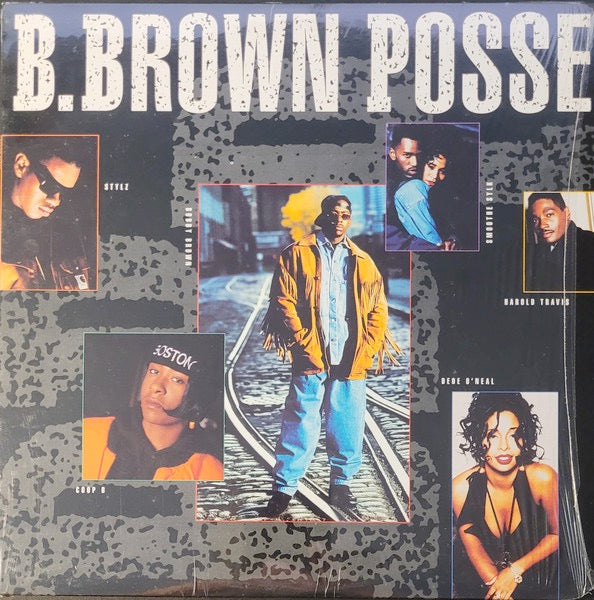 Image of Front Cover of 4014505C: LP - B. BROWN POSSE, B. Brown Posse (MCA Records; MCA-10785, US 1993) Sleeve has some wear at edges and corners  VG/VG