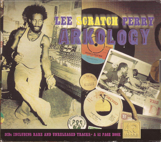 Image of Front Cover of 4054070S: 3xCD - LEE SCRATCH PERRY*, Arkology (Island Jamaica; 314 524 379-2, US 1997, Card Sleeve, Booklet)   VG+/VG+