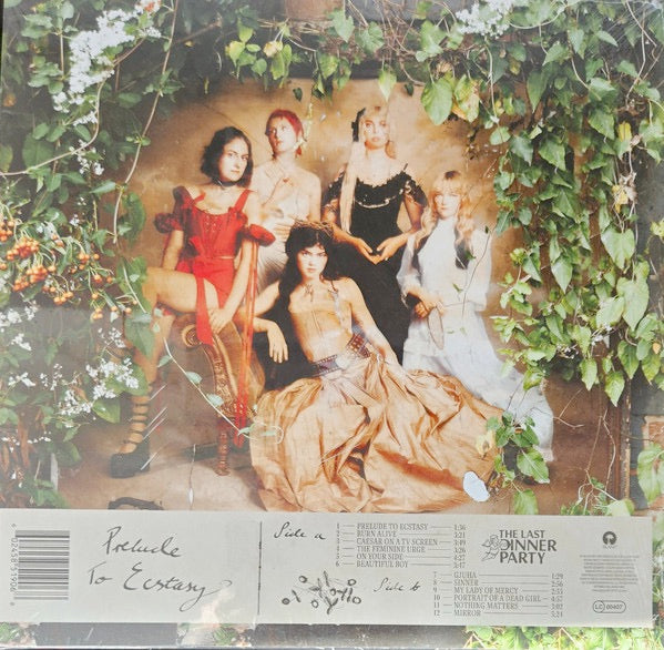 Image of Back Cover of 4744163S: LP - THE LAST DINNER PARTY, Prelude To Ecstasy (Island Records; 5851906, USA & Europe 2024, Inner, Poster, Cream Vinyl With CD) Opened Instore  EX/EX