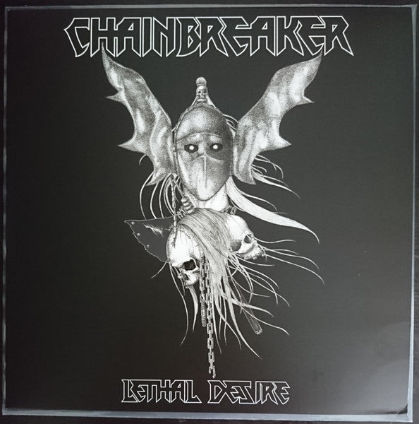 Image of Front Cover of 4044452S: 12" - CHAINBREAKER, Lethal Desire (Hells Headbangers; Hells LP 226, Canada 2018, Black Inner and Insert) With stickered plastic sleeve.  VG+/VG+