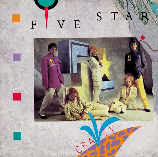 Image of Front Cover of 4014518C: LP - FIVE STAR, Crazy (Tent; RCAT 451, UK 1984, Picture Sleeve) Strong VG on sleeve - just a few small creases.  VG/VG+