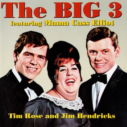 Image of Front Cover of 4014389C: CD - THE BIG 3, The Big 3 Featuring Mama Cass Elliot (Sequel Records; NEM CD 755, UK 1995 Reissue, Jewel Case)   VG+/VG+