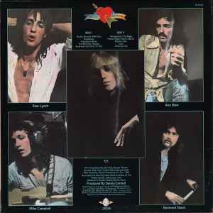 Image of Back Cover of 4144032S: LP - TOM PETTY AND THE HEARTBREAKERS, Tom Petty And The Heartbreakers (Shelter Records; SRL 52006, US 1976, Insert, First pressing on yellow label with orange print) Light edge wear  VG/VG+