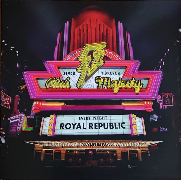 Image of Front Cover of 4114074C: LP - ROYAL REPUBLIC, Club Majesty (Nuclear Blast; 27361 48761, Europe 2019, Gatefold, Inner) Corner Bump, Still In Stickered Shrinkwrap.  VG+/VG+