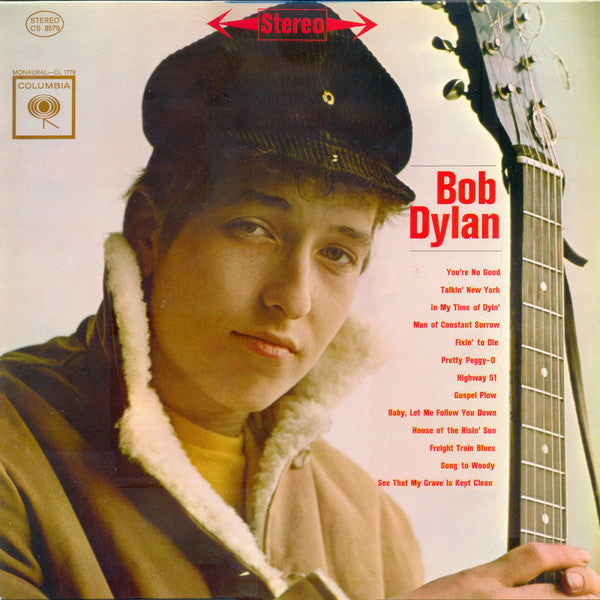 Image of Front Cover of 4144049S: LP - BOB DYLAN, Bob Dylan (Columbia; CS 8579, Europe 2017 Reissue, 180 Gram Vinyl) Opened Instore, Still In Shrinkwrap  VG+/VG+