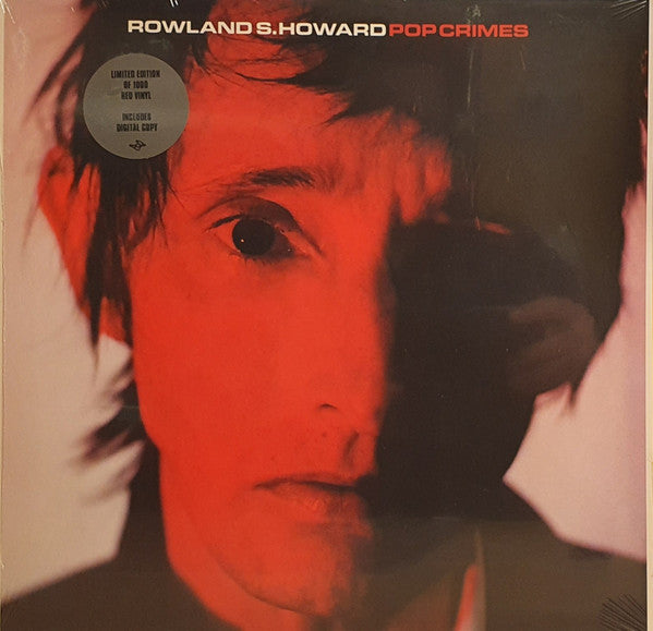 Image of Front Cover of 4124098E: LP - ROWLAND S. HOWARD, Pop Crimes (Mute; RSH2LP, Europe 2020, Inner, Red Vinyl)   VG+/VG+