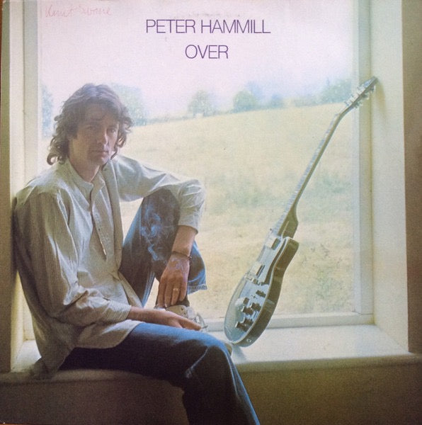 Image of Front Cover of 4114121C: LP - PETER HAMMILL, Over (Charisma; 9124 008, Netherlands 1977, Laminated Sleeve, Insert) Stickered Sleeve  VG/G