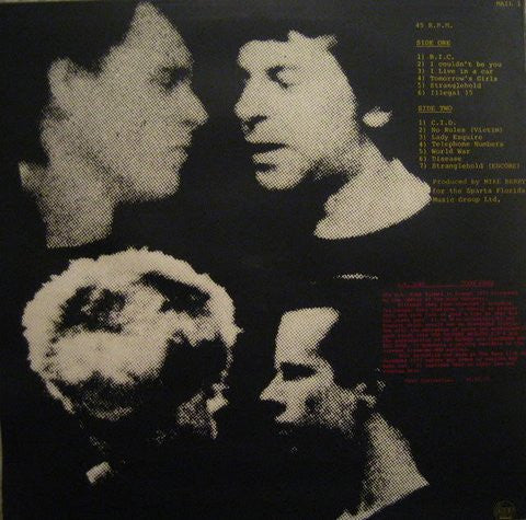 Image of Back Cover of Mini-LP - VG/G+ - U.K. SUBS, Live Kicks (Stiff Records; MAIL 1, UK 1980), Hairline marks and some mottling, Light sleeve wear only,  - 3116073C