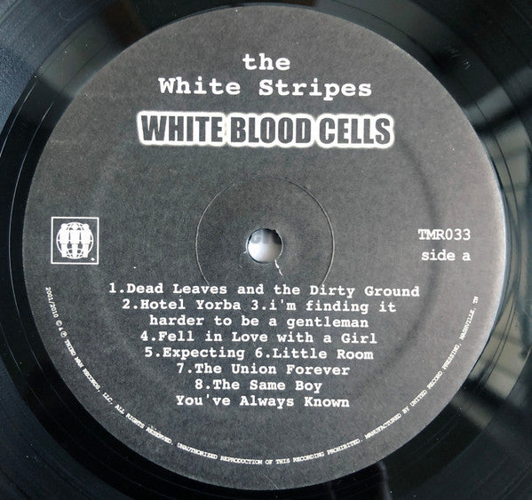 Image of Label Cover of 4745250S: LP - THE WHITE STRIPES, White Blood Cells (Third Man Records; TMR 033, US 2014 Reissue, Insert, 180 Gram Vinyl) Hairlines  VG+/VG