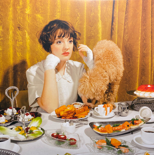 Image of Front Cover of 4124147E: LP - MADELINE KENNEY, Sucker's Lunch (Carpark Records ; CAK144, US 2020, Inner, Signed Recipe Card, Custard Coloured Vinyl) Still In Stickered Shrinkwrap  EX/EX