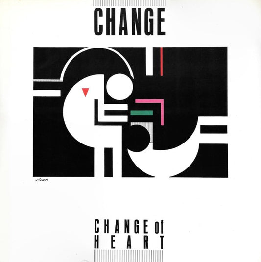 Image of Front Cover of LP - G+/VG - CHANGE, Change Of Heart (WEA; WX 5, UK 1984), Sleeve has liquid staining and creasing at corner; split at top edge,  - 2916303C