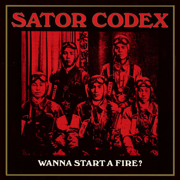 Image of Front Cover of 4124232E: LP - SATOR CODEX, Wanna Start A Fire? (Radium 226.05; RA 017, Sweden 1986) Strong VG  VG+/VG