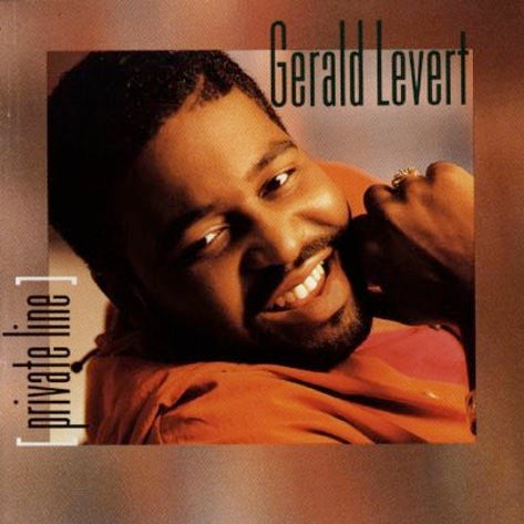 Image of Front Cover of 4114255C: LP - GERALD LEVERT, Private Line (EastWest Records America; 7567-91777-1, Germany 1991, Inner) Record has slight warp. Old stickers on front of sleeve and label. Liquid stains on both sleeve and inner; edge, corner and spine wear  G/G