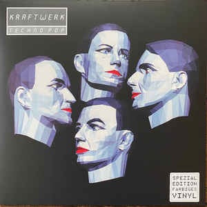 Image of Front Cover of LP - VG/VG+ - KRAFTWERK, Techno Pop (Kling Klang; 50999 6 99591 1 0, Europe 2020 Reissue, Booklet & Inner, Clear Vinyl, English Language), Corner bumped sleeve,  - 2316099C