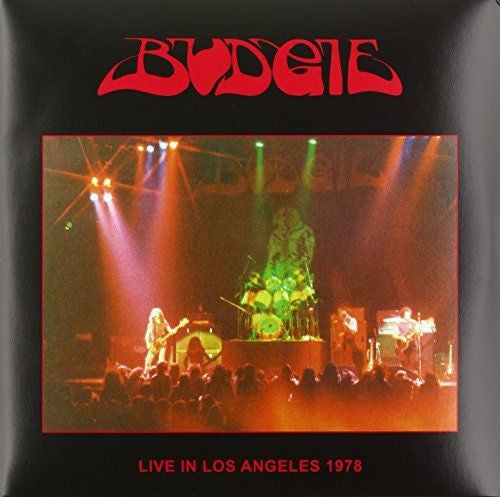 Image of Front Cover of 4144184S: 2xLP - BUDGIE, Live In Los Angeles 1978 (Noteworthy Productions; NP32V, UK 2017, Gatefold) Very light wear to sleeve. Strong VG+.  VG+/VG+