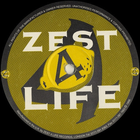 Image of Back Cover of 12" EP - /VG - SLY, Slippin E.P. (Zest 4 Life; ZEST-030, UK 1998), ,  - 4026307E