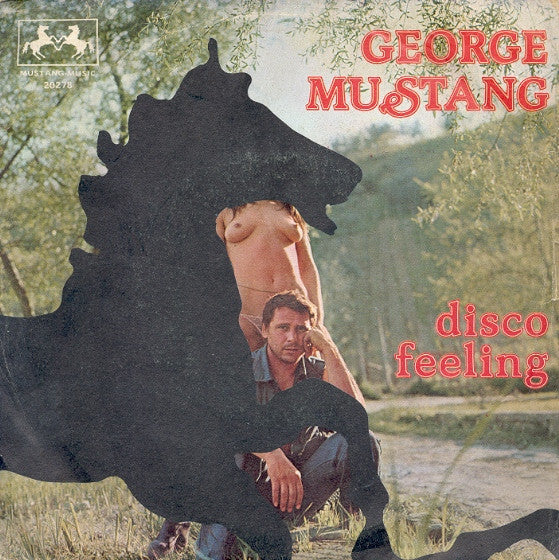 Image of Front Cover of 4154262S: 7" - GEORGE MUSTANG, Disco Feeling/ Summer Love (Mustang Music; 20278, Italy 1970s, Picture Sleeve) Light marks.  VG+/VG+