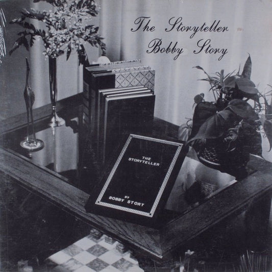 Image of Front Cover of 4114440C: LP - BOBBY STORY, The Storyteller (Proud Records; PR-1001, US 1982) Record very slightly dished � doesn't affect play. Sleeve worn at edges (top edge split), corners, spine. A very small rip on reverse near bottom; general wear and scuffs  VG/VG