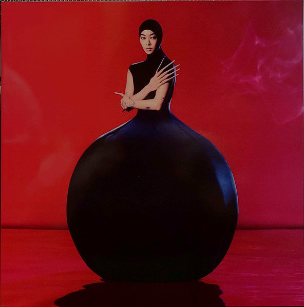 Image of Front Cover of 4934068E: LP - RINA SAWAYAMA, Hold The Girl (Dirty Hit; DH01301, US 2022, Booklet, Red Vinyl)   NEW/NEW