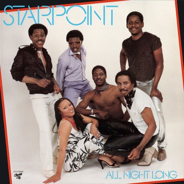 Image of Front Cover of LP - VG+/VG - STARPOINT, All Night Long (Chocolate City; CCLP 2022, US 1982), Light marks only.,  - 3546119S