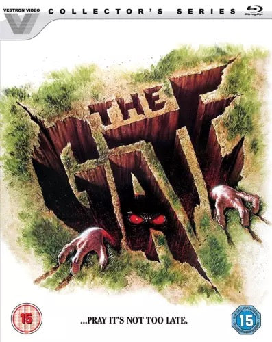 Image of Front Cover of 4134160E: Blu-Ray - MICHAEL HOWNING, The Gate (Vestron; LIB95586, UK , Slipcase)   VG+/VG+