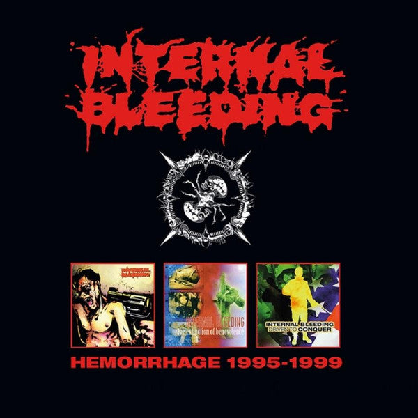 Image of Front Cover of 4154361S: 3xCD - INTERNAL BLEEDING, Hemorrhage 1995-1999 (Back On Black ; BOBV943CD, UK 2021)   VG+/VG+