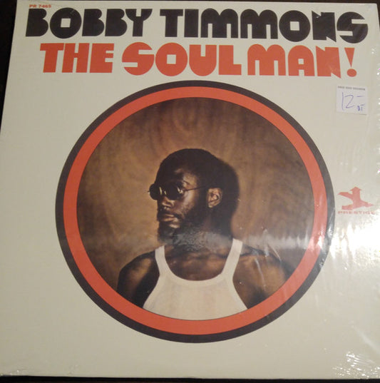 Image of Front Cover of 4144372S: LP - BOBBY TIMMONS, The Soul Man! (Prestige; PR 7465, US )   VG+/VG+