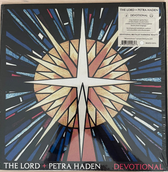 Image of Front Cover of 4244019S: LP - THE LORD (2), PETRA HADEN, Devotional (Southern Lord; LORD298, US 2022, White Vinyl. Limited to 500.) With stickered plastic sleeve.  EX/VG+